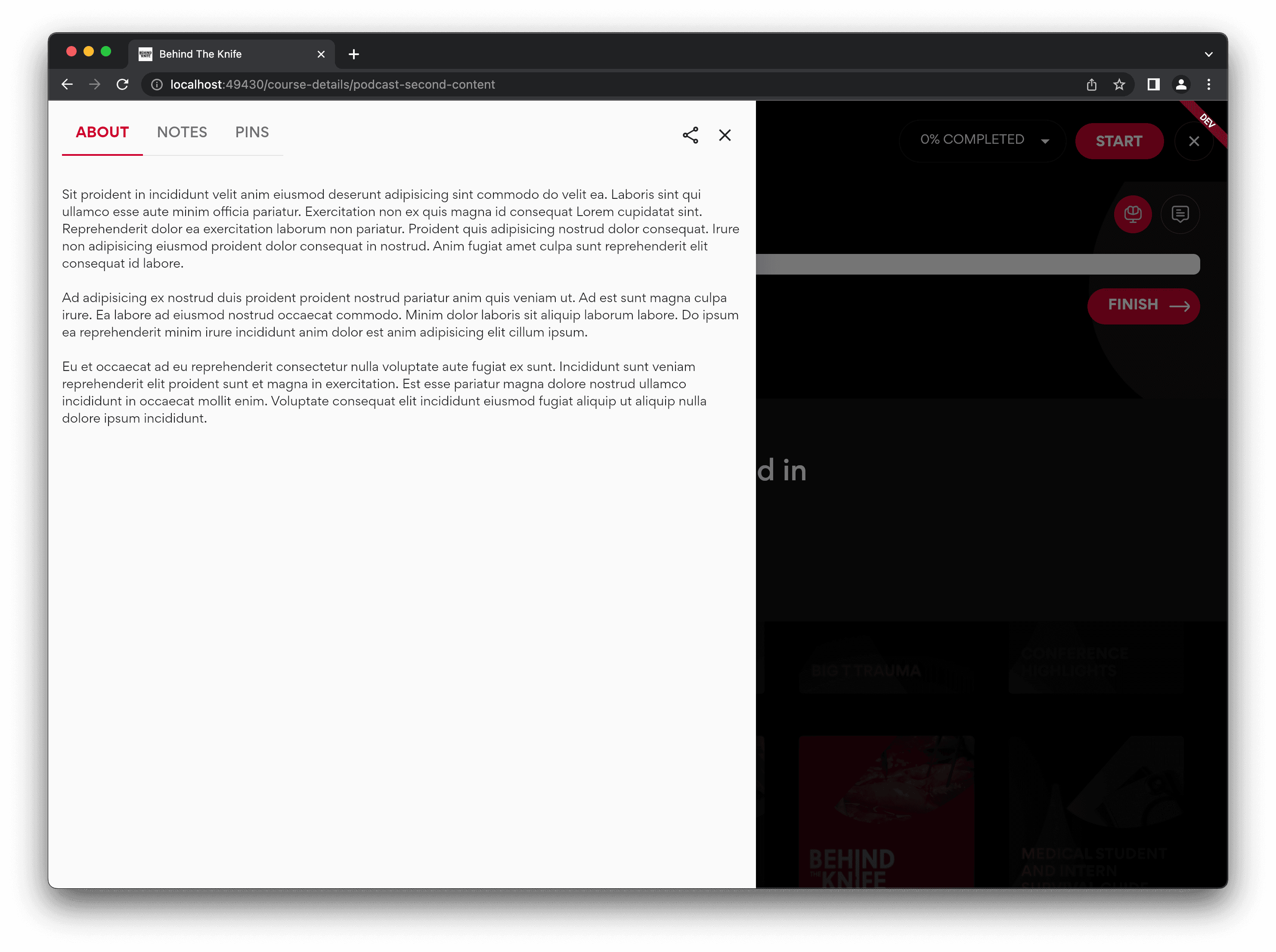 Premium content system test